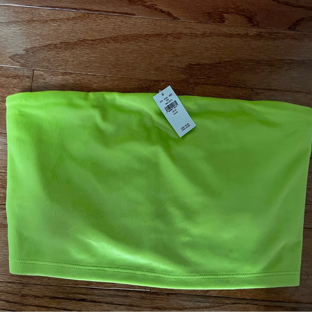 Neon Green Tube Top Aerie Medium